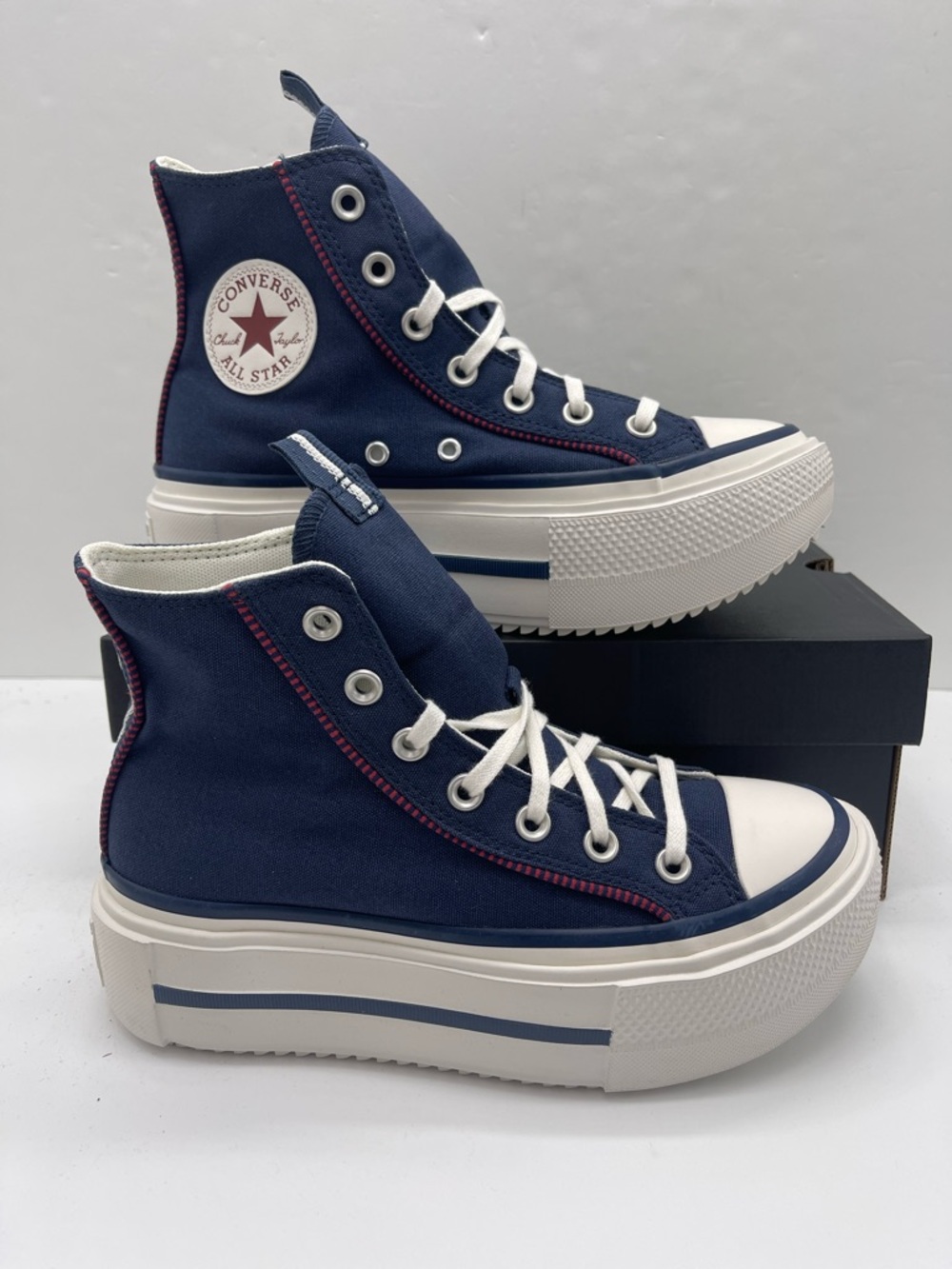 Converse WMNS Chuck Taylor All Star High Top Platform Sneakers Size 7 419252C - Picture 1 of 16